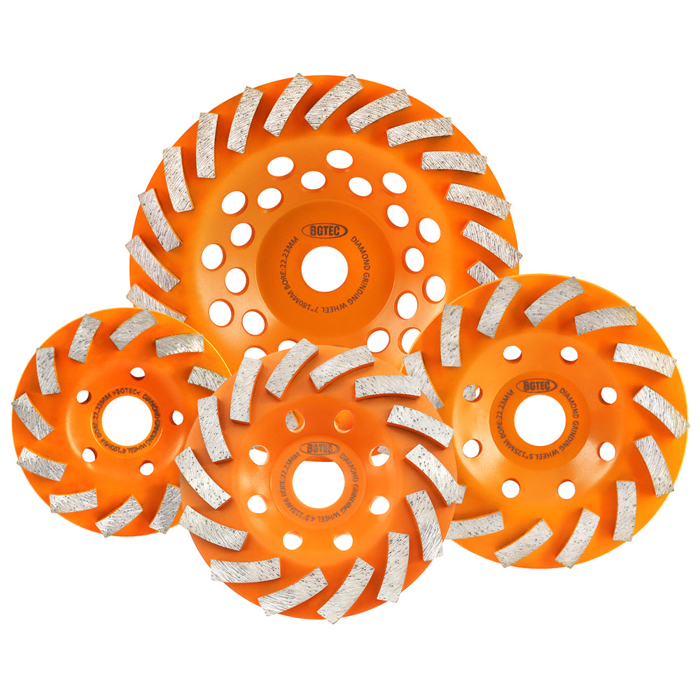 BGTEC Diamond Grinding Wheel for Concrete Marble Brick Stone Granite