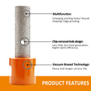 BGTEC Diamond Finger Milling Bits 1/2pcs 10/15/20/25/30/35mm M14 or 5/8-11 Enlarging Shaping Trimming in Tile Porcelain Ceramic Granite Marble