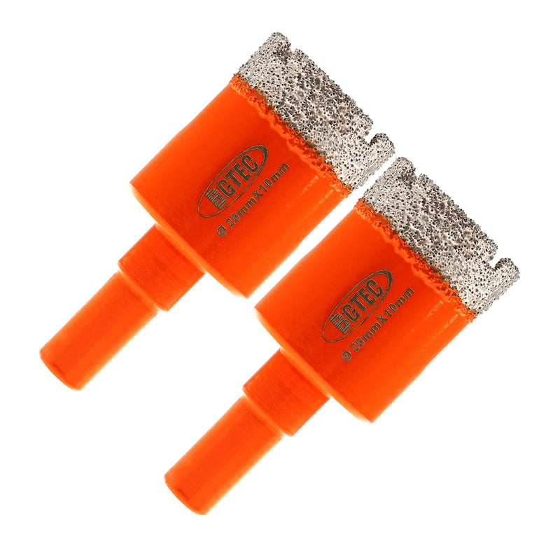 BGTEC Diamond Triangle Shank Drill Core Bits for Tile Ceramic Marble Masonry Brick Granite Dia 6-65mm