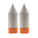 BGTEC Diamond Finger Chamfering Milling Bits for Tile Porcelain Ceramic Granite Marble with M14 or 5/8-11 Thread