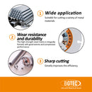 BGTEC Vacuum Brazed Cut-Off Wheel Diamond Blade for Cutting Carbide Metal Alloys Iron Stainless Steel Dia 4''/4.5''/5''