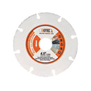 BGTEC Vacuum Brazed Carbide Cut-Off Wheel Blade for Wood Board Gypsum Board Rubber Pipe Plastic Dia 3''/4''/4.5''/5''
