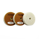 BGTEC Diamond Sponge Polishing Pads 3pcs Dia 3''/80MM or 4''/100MM for Softer Stones Marble Sandstone