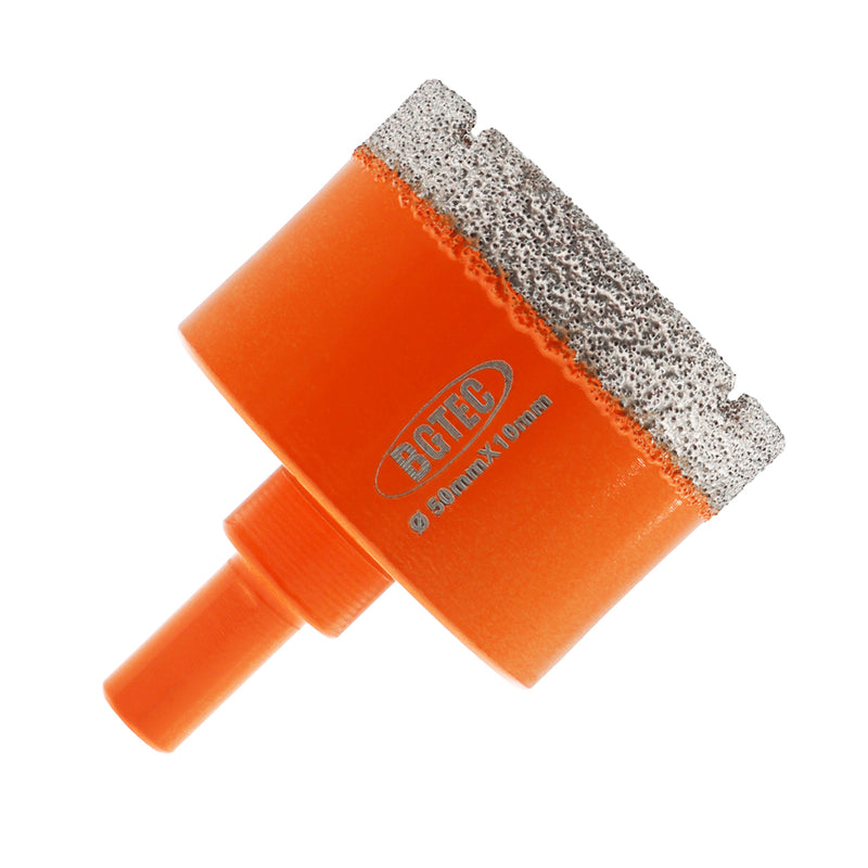 BGTEC Diamond Triangle Shank Drill Core Bits for Tile Ceramic Marble Masonry Brick Granite Dia 6-65mm