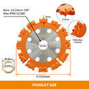 BGTEC Diamond Root Cutting Disc 1/2/5 pcs Dia 5"/125mm for Root Trunk Wood Plastic Hard Rubber Vacuun Brazed Saw Blades