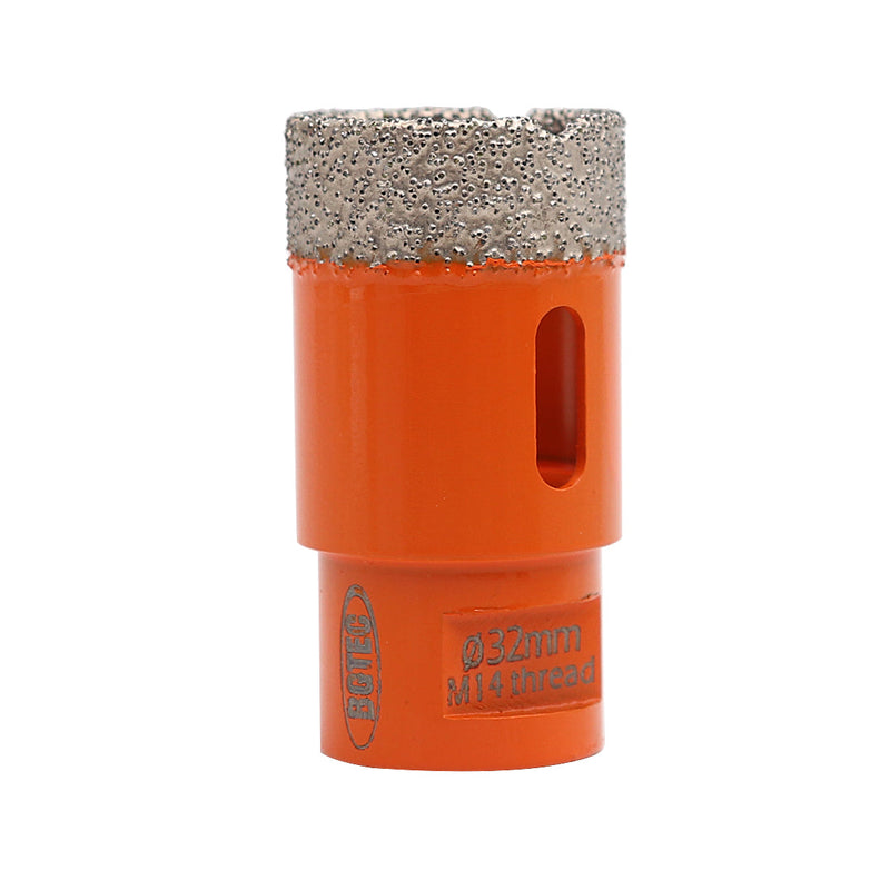 BGTEC Dry Diamond Core Drill Bits with 5/8-11 or M14 Thread for Porcelain Tile Granite Marble Stone Masonry 6mm to 100mm