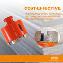 BGTEC Diamond wet Drilling Core Bits with 5/8-11 Thread Dia 20mm to 75mm for Marble Granite Artificial Stone Ceramic Tile