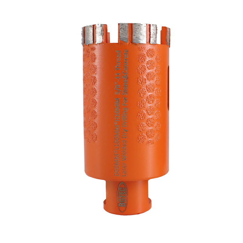 BGTEC Welded Diamond Drill Core Bits with 5/8-11 Thread for Marble Stone Concrete Dia 20-100mm