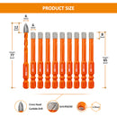 Diamond Drill Bits 10pcs 6-12mm Core Bit+Cross Hole Opener Ceramic Quick-fit Shank