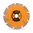 BGTEC Diamond Cutting Disc with Protection Teeth Dia115/125/180/230mm for Marble Granite Ceramic Tile Quartz Saw Blade