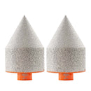 BGTEC Diamond Finger Chamfering Milling Bits for Tile Porcelain Ceramic Granite Marble with M14 or 5/8-11 Thread