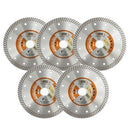 BGTEC Thin Diamond Turbo Blade for Cutting Porcelain Tile Ceramic Granite Marble Hard Material 4''/4.5''/5''/6''/7''/9''