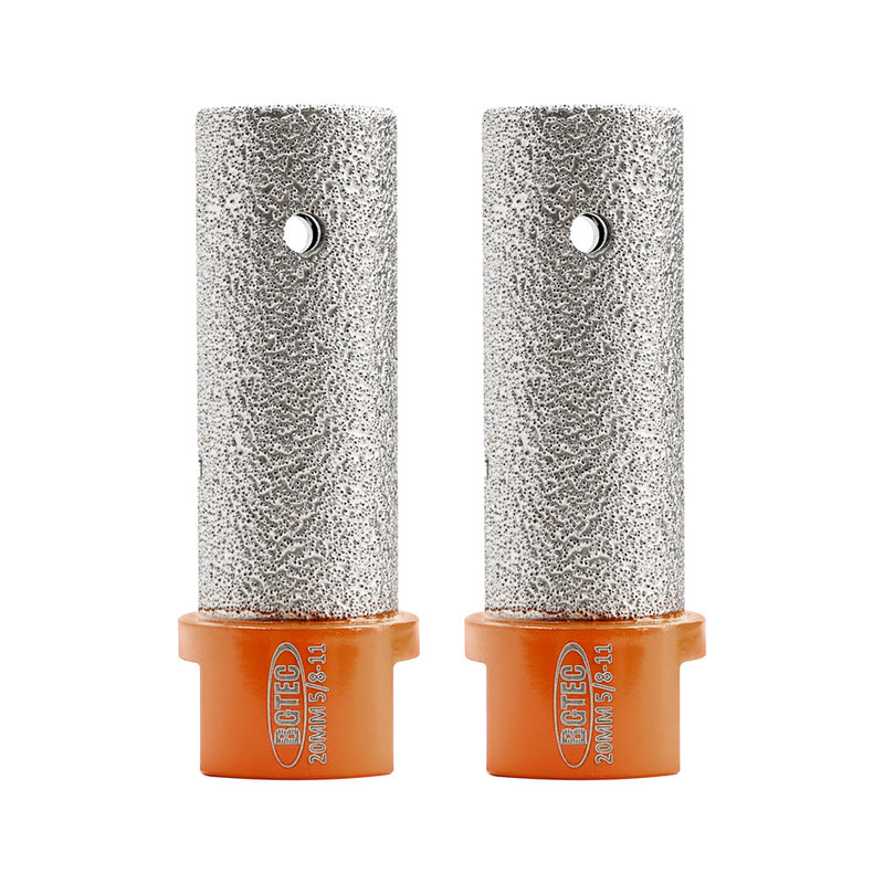 BGTEC Diamond Finger Milling Bits 1/2pcs 10/15/20/25/30/35mm M14 or 5/8-11 Enlarging Shaping Trimming in Tile Porcelain Ceramic Granite Marble