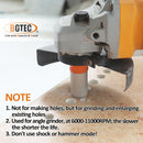 BGTEC Diamond Finger Chamfering Milling Bits for Tile Porcelain Ceramic Granite Marble with M14 or 5/8-11 Thread
