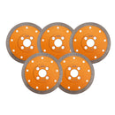 BGTEC Hot Pressed X Mesh Turbo Diamond Saw Blade Cutting Disc for Ceramic Tile Marble Granite Size 4''/4.5''/5'' Bore 22.23MM