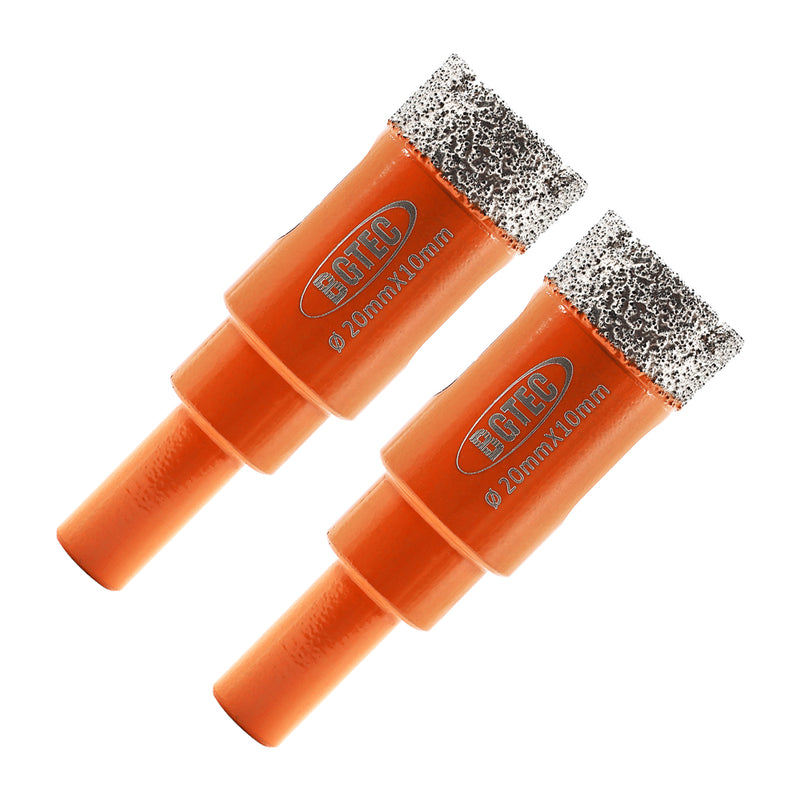 BGTEC Diamond Drill Bit Round Shank 1/2pcs 20/25/32/35mm for Ceramie Tile Granite Marble Concrete Vaccum Brazed Hole Saw