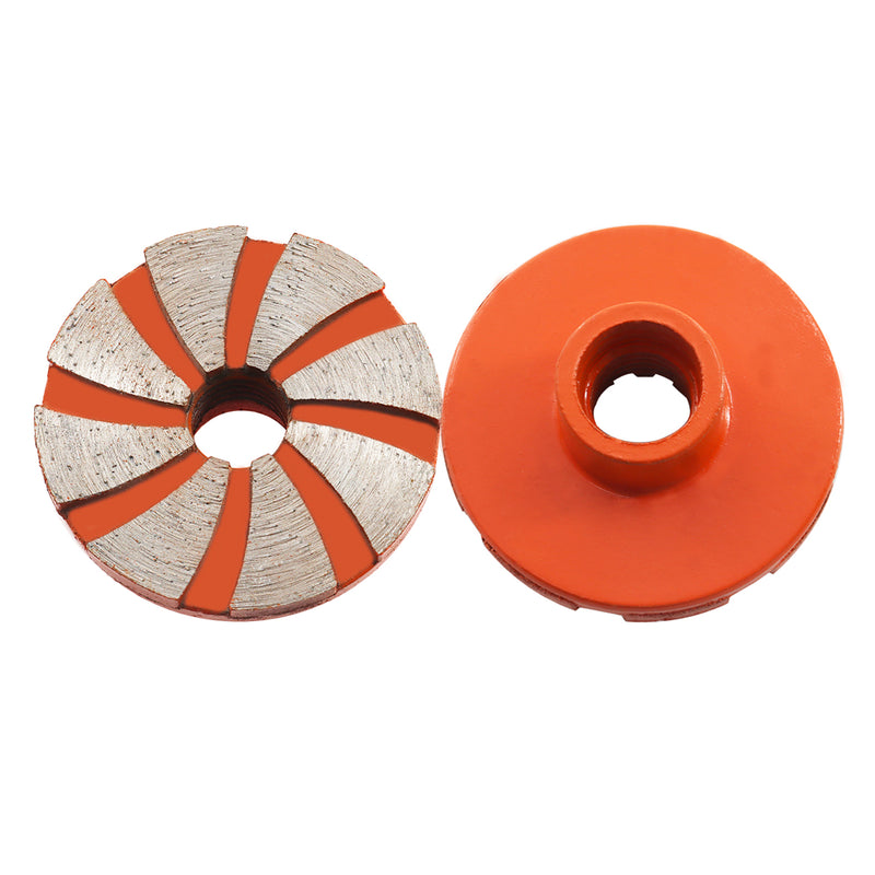 BGTEC Diamond Grinding Wheel Cleaning Bottom with M14 or 5/8-11 Thread for Flowerpot Pebble Granite Stone Dia 35/48/58mm