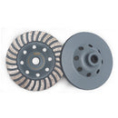 BGTEC Turbo Row Concrete Diamond Grinder Disc 4''/4.5''/5''/7'' with 5/8-11 Thread  for Angle Grinder Concrete Granite Stone Marble Masonry