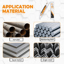 BGTEC 1/3/5pcs 150mm 8TPI Carbide Teeth Reciprocating Saw Blade With Black Ice Coating 6inch For Hard Metal Rebar Cast Iron