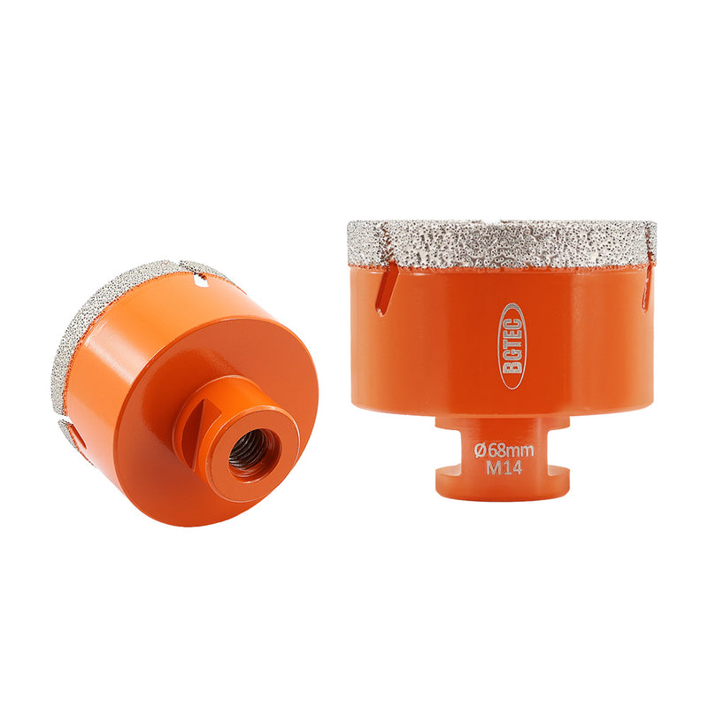 BGTEC Diamond Core Bit 1pc 20-125mm Porcelain Tile Ceramic Marble Granite Vacuum Brazed Drilling Bit M14 Thread