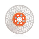 BGTEC Double Sided Vacuum Brazed Diamond Cutting and Grinding Disc 4''/4.5''/5'' with M14 Thread for Porcelain Tiles Granite Marble Concrete