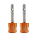 BGTEC Diamond Finger Milling Bits 1/2pcs 10/15/20/25/30/35mm M14 or 5/8-11 Enlarging Shaping Trimming in Tile Porcelain Ceramic Granite Marble