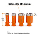 BGTEC Diamond wet Drilling Core Bits with 5/8-11 Thread Dia 20mm to 75mm for Marble Granite Artificial Stone Ceramic Tile