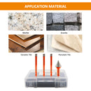 BGTEC Diamond Dry Drilling Bits  4pcs/set 8/8/8mm Core Bits+20mm Chamfer Bit for Marble Porcelain Ceramic Tile Granite  Quick-Fit Shank