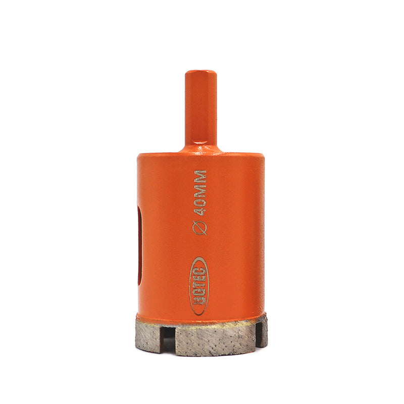 BGTEC Welded Diamond Wet Drilling Bit for Marble Granite  Artificial Stone Ceramic Tile Dia 6mm to 75mm