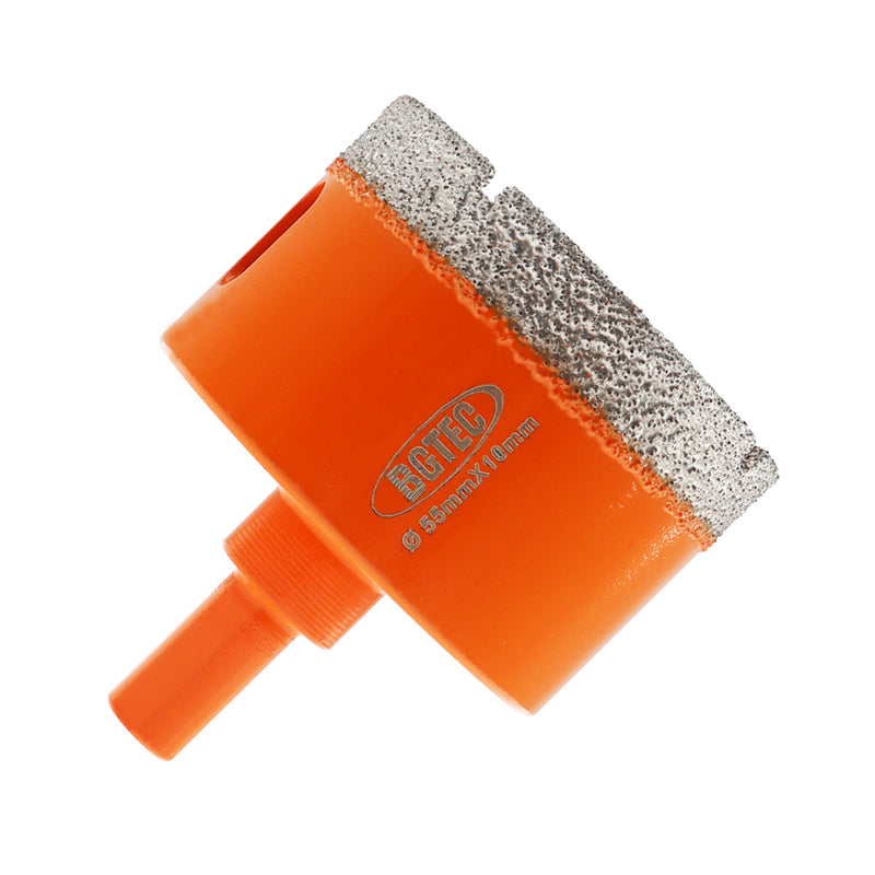 BGTEC Diamond Triangle Shank Drill Core Bits for Tile Ceramic Marble Masonry Brick Granite Dia 6-65mm