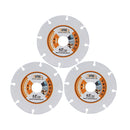 BGTEC Vacuum Brazed Cut-Off Wheel Diamond Blade for Cutting Carbide Metal Alloys Iron Stainless Steel Dia 4''/4.5''/5''