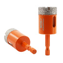 BGTEC Diamond Drill Bits 1/2pcs 20mm/25mm for Granite Porcelain Tile Ceramic Marble Vacuum Brazed Core Bit Quick-fit Shank
