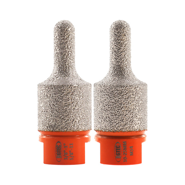 BGTEC Diamond Finger Bits with 5/8-11 or M14 Thread for Tile Marble Granite Grinding Edge Dia 10-25mm