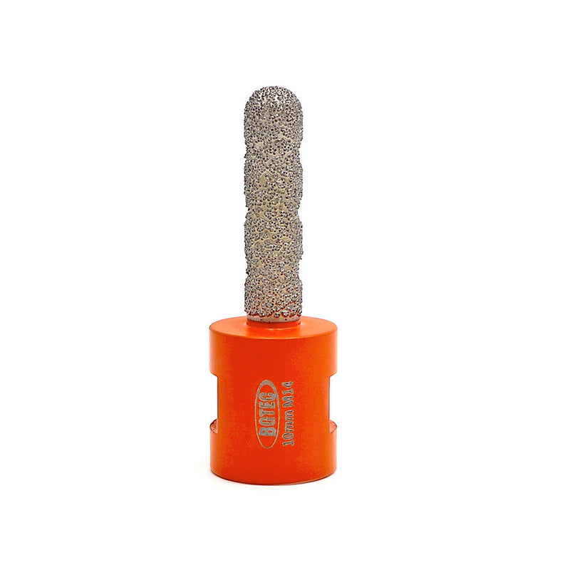 BGTEC Vacuum Brazed Diamond Finger Bits with 5/8-11 or M14 Thread Enlarge Shape Round Bevel Existing Holes Dia 10/15/20/25/30/35mm