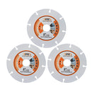 BGTEC Vacuum Brazed Cut-Off Wheel Diamond Blade for Cutting Carbide Metal Alloys Iron Stainless Steel Dia 4''/4.5''/5''