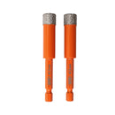 BGTEC Dry Diamond Drill Bits with Quick Change Hex Shank for Granite Porcelain Tile Ceramic Marble Dia 6/8/10/12/14mm