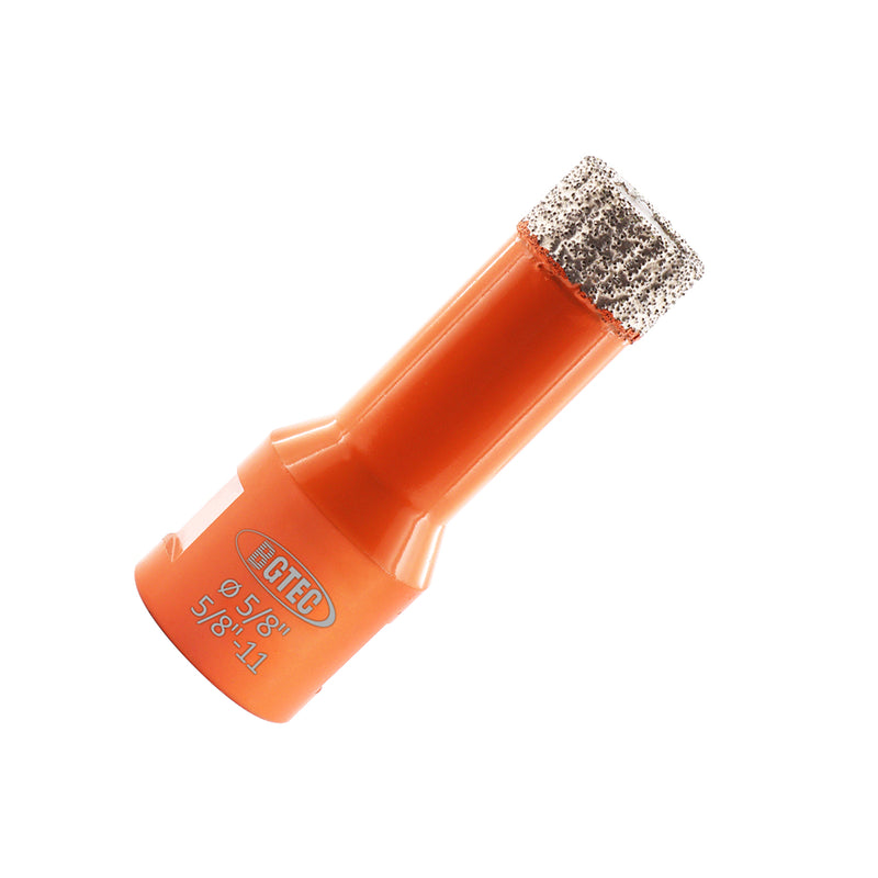 BGTEC Diamond Core Drill Bits Dia 6/8/10/12/14/16mm with 5/8-11 Thread for Porcelain Tile Granite Marble Stone Masonry