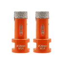 BGTEC Diamond Core Bit 1pc 20-125mm Porcelain Tile Ceramic Marble Granite Vacuum Brazed Drilling Bit M14 Thread
