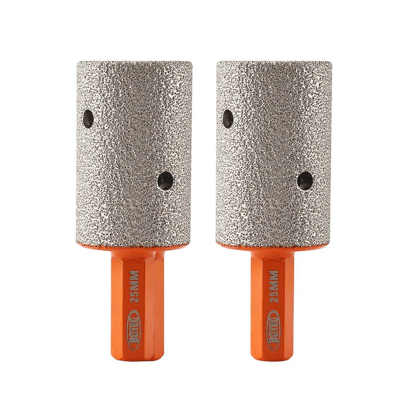 BGTEC Diamond Finger Milling Bits 1/2pcs 10/15/20/25mm Enlarging Shaping Trimming in Tile Porcelain Ceramic Granite Marble Hex Shank