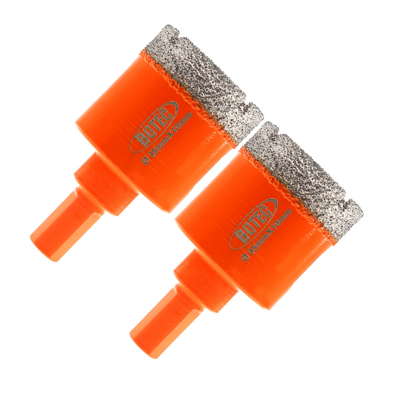 BGTEC Diamond Triangle Shank Drill Core Bits for Tile Ceramic Marble Masonry Brick Granite Dia 6-65mm