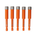 BGTEC Dry Diamond Drill Bits with Quick Change Hex Shank for Granite Porcelain Tile Ceramic Marble Dia 6/8/10/12/14mm