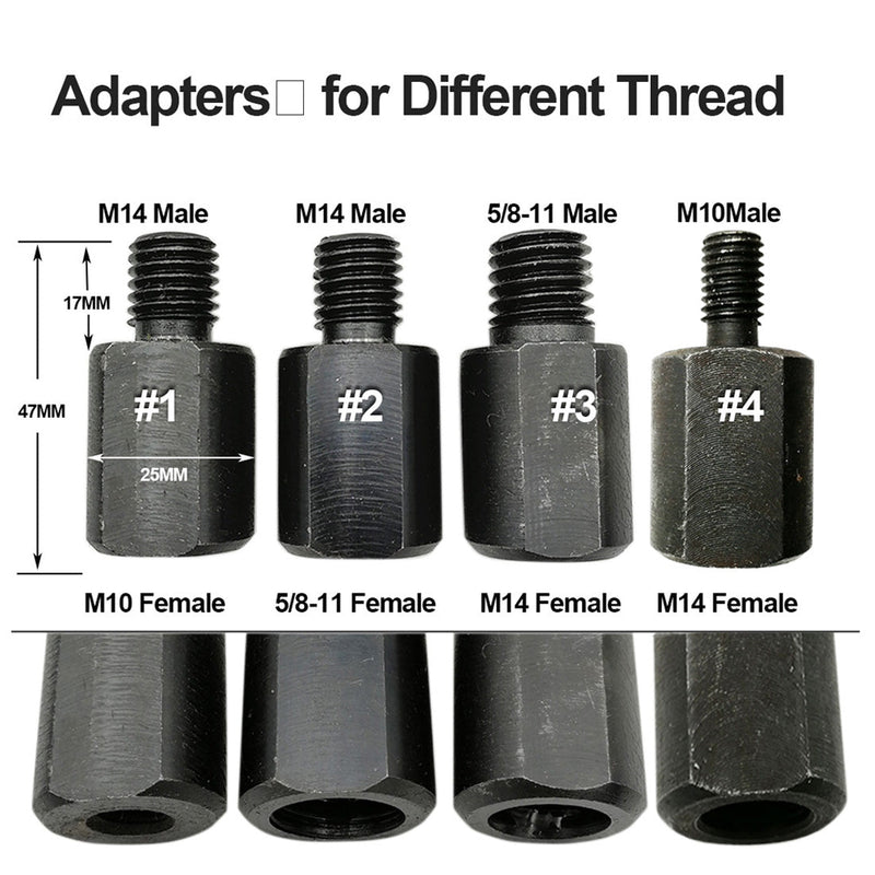 BGTEC Core Bits Adapter Connection Converter Different Thread Grinding Wheel Adapter