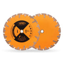 BGTEC Diamond Cutting Disc with Protection Teeth Dia115/125/180/230mm for Marble Granite Ceramic Tile Quartz Saw Blade