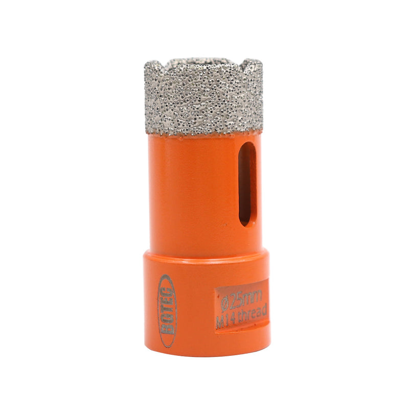 BGTEC Dry Diamond Core Drill Bits with 5/8-11 or M14 Thread for Porcelain Tile Granite Marble Stone Masonry 6mm to 100mm