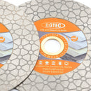 BGTEC Diamond Cutting Grinding Saw Blade Double-sided Triangle Dia 115/125mm Marble Granite Ceramic Tile Cutting Disc
