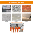 BGTEC Diamond Drill Core Bit 9pcs/set 6/8/10/12/20/25/32/35mm Round Shank Granite Marble Porcelain Ceramic Vaccum Brazed Hole Saw