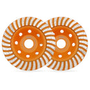 BGTEC Turbo Row Concrete Diamond Grinder Disc 4''/4.5''/5''/7'' with M14 Thread for Angle Grinder Concrete Granite Stone Marble Masonry