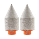 BGTEC Diamond Finger Chamfering Milling Bits for Tile Porcelain Ceramic Granite Marble with M14 or 5/8-11 Thread
