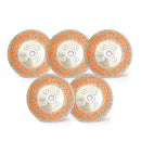 BGTEC Electroplated Single Side Coated Diamond Blade with 5/8-11 or M14 Flange for Granite Marble Size 4''/4.5''/5''/7''/9'