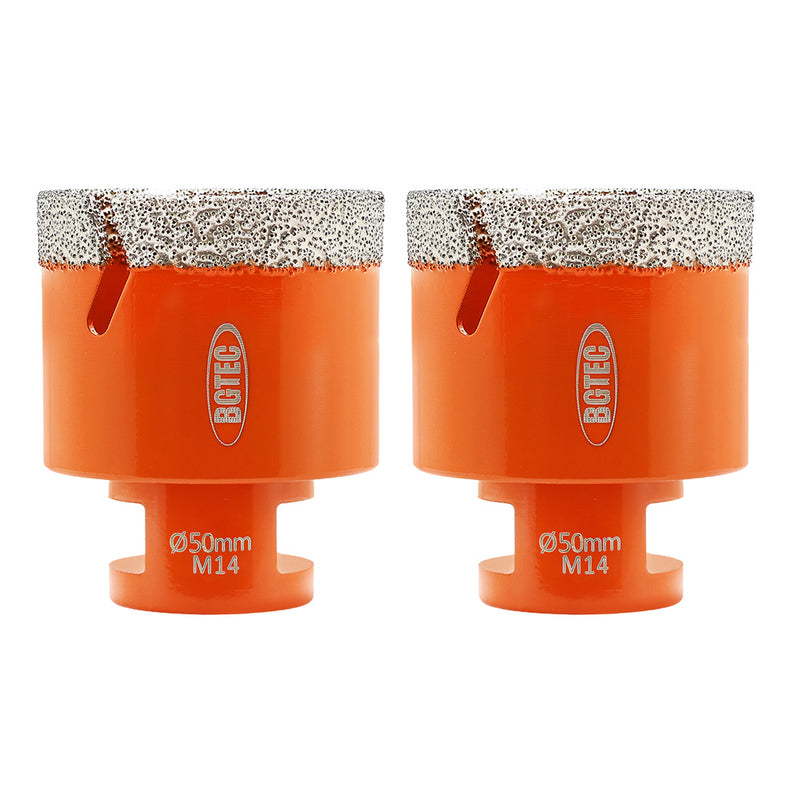 BGTEC Diamond Core Bit 1pc 20-125mm Porcelain Tile Ceramic Marble Granite Vacuum Brazed Drilling Bit M14 Thread